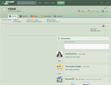 Tablet Screenshot of mjlaub.deviantart.com