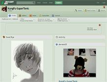 Tablet Screenshot of kungfu-supertonic.deviantart.com