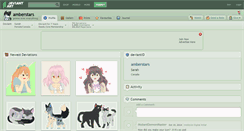 Desktop Screenshot of amberstars.deviantart.com