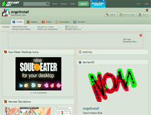 Tablet Screenshot of angelinstall.deviantart.com