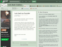 Tablet Screenshot of comic-book-creation.deviantart.com