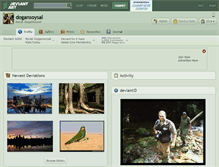 Tablet Screenshot of dogansoysal.deviantart.com