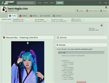 Tablet Screenshot of isami-magda-chan.deviantart.com