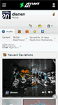 Mobile Screenshot of diamen.deviantart.com