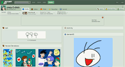 Desktop Screenshot of crazy-z-chick.deviantart.com