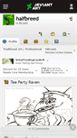 Mobile Screenshot of halfbreed.deviantart.com