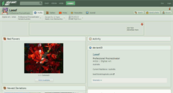 Desktop Screenshot of leeef.deviantart.com