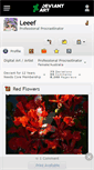 Mobile Screenshot of leeef.deviantart.com