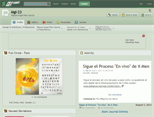 Tablet Screenshot of mgl-23.deviantart.com