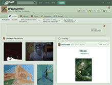 Tablet Screenshot of dreamonhell.deviantart.com