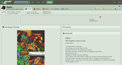 Desktop Screenshot of hunin.deviantart.com