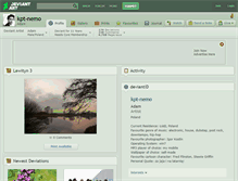 Tablet Screenshot of kpt-nemo.deviantart.com
