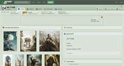 Desktop Screenshot of ml-11mk.deviantart.com