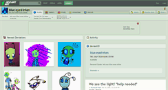 Desktop Screenshot of blue-eyed-irken.deviantart.com