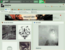 Tablet Screenshot of aliasgrey.deviantart.com