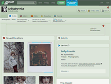 Tablet Screenshot of anbystrowska.deviantart.com