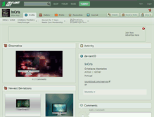 Tablet Screenshot of incris.deviantart.com