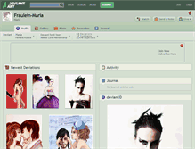 Tablet Screenshot of fraulein-maria.deviantart.com