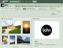Tablet Screenshot of ijahn.deviantart.com