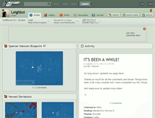 Tablet Screenshot of leighboi.deviantart.com