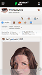 Mobile Screenshot of frozennova.deviantart.com
