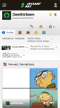 Mobile Screenshot of deethirteen.deviantart.com