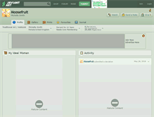 Tablet Screenshot of moosefruit.deviantart.com