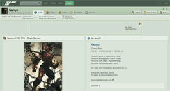 Desktop Screenshot of kamyu.deviantart.com