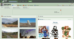 Desktop Screenshot of lightningcat.deviantart.com