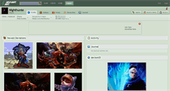 Desktop Screenshot of nighthunte.deviantart.com