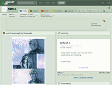 Tablet Screenshot of natrea.deviantart.com