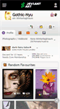 Mobile Screenshot of gothic-nyu.deviantart.com