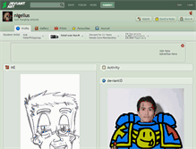 Tablet Screenshot of nigellus.deviantart.com