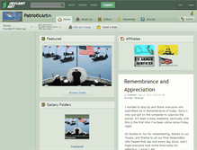 Tablet Screenshot of patrioticart.deviantart.com