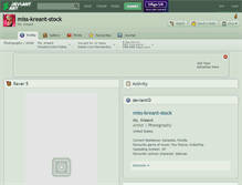 Tablet Screenshot of miss-kreant-stock.deviantart.com