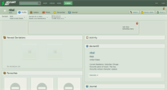 Desktop Screenshot of nbal.deviantart.com