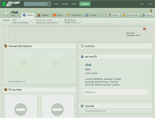 Tablet Screenshot of nbal.deviantart.com