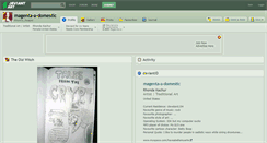 Desktop Screenshot of magenta-a-domestic.deviantart.com