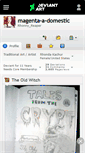Mobile Screenshot of magenta-a-domestic.deviantart.com