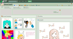 Desktop Screenshot of kitsunechan69.deviantart.com