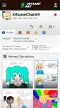 Mobile Screenshot of kitsunechan69.deviantart.com