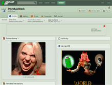 Tablet Screenshot of insectualstock.deviantart.com