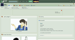 Desktop Screenshot of lovn.deviantart.com