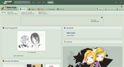 Desktop Screenshot of neko-kyle.deviantart.com