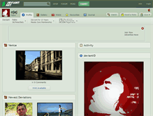 Tablet Screenshot of ojaj.deviantart.com