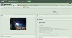 Desktop Screenshot of dauntiemagic.deviantart.com