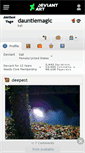 Mobile Screenshot of dauntiemagic.deviantart.com