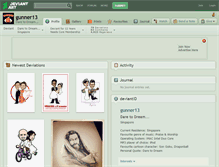 Tablet Screenshot of gunner13.deviantart.com