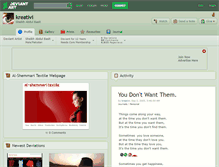Tablet Screenshot of kreativi.deviantart.com
