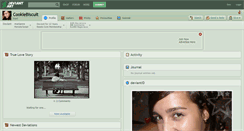 Desktop Screenshot of cookiebiscuit.deviantart.com